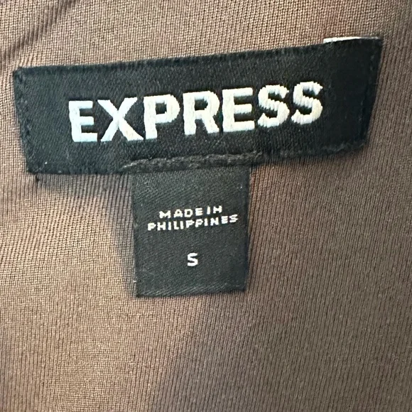 Body Contour Faux Leather One Shoulder Mini Sheath Dress, Size Small, Express - Picture 3 of 5